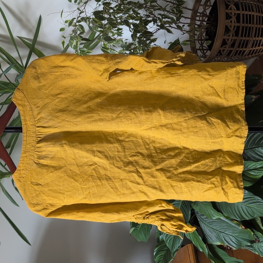 Flax Linen Button Down - image 3